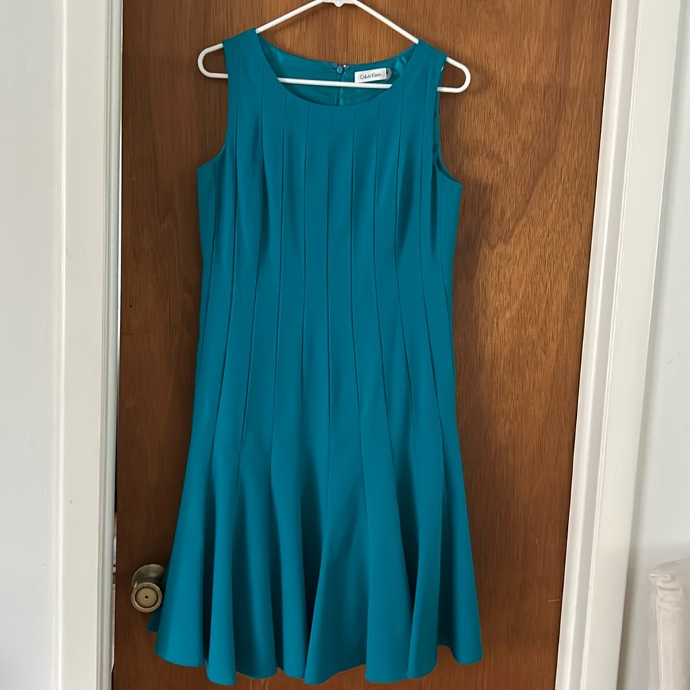 Calvin Klein pleated dress